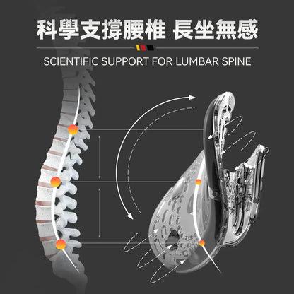 德國Firstery|久坐抒壓多調節護脊折疊適配人體工學坐墊 - singhomart
